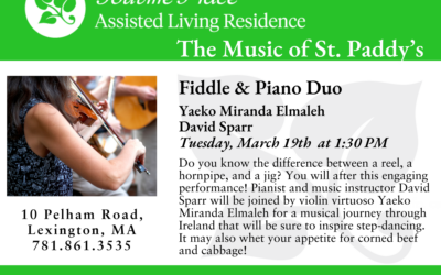The Music of St. Paddy’s on Fiddle and Piano