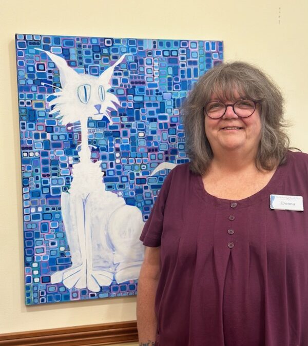 Leaning into Joyfulness: Donna Howard Wows Residents with Special Exhibition